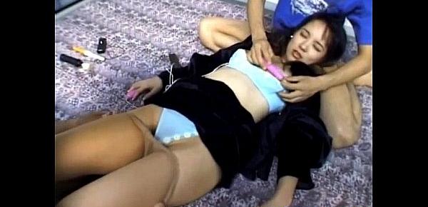  Japanese AV Model gets sex toys